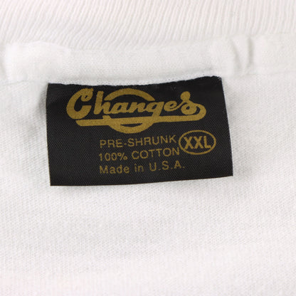 Snoopy Double Sided "Joe Coach" White Single Stitch Joe Cool T-Shirt USA Made (XXL) ***COCO Vintage Sole Melbourne