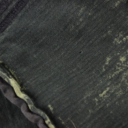 Vintage AFFLICTION Y2K Glitter Print Camo Tie Dye Distressed USA Made Long Sleeve T-Shirt (L)