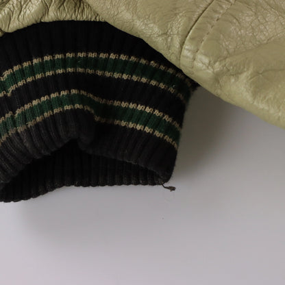 REEBOK Michigan State Spartans Wool & Leather Canadian Made Varsity Jacket (XXL) Vintage Sole Melbourne