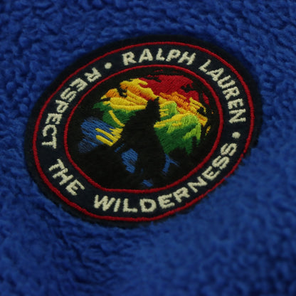 POLO RALPH LAUREN Colour Block 'Respect the Wilderness' Fleece (XXXL) Vintage Sole Melbourne