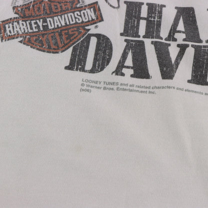 HARLEY DAVIDSON x LOONEY TUNES Taz & Grand Canyon Double Sided USA Made Tee (M-L) ***COCO Vintage Sole Melbourne