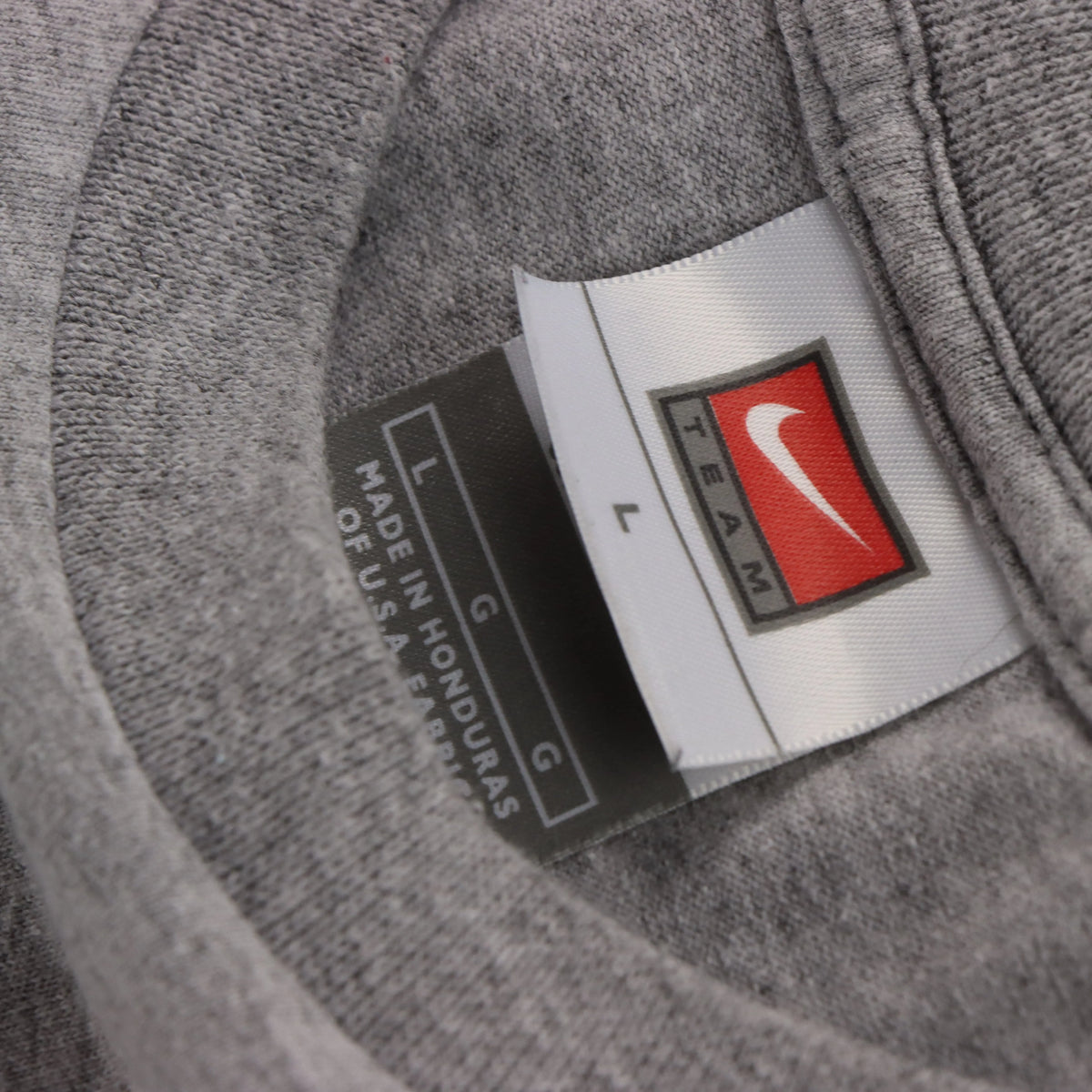 Vintage NIKE Oregon Football Centre Swoosh Logo Grey & Green T-Shirt (L-XL)