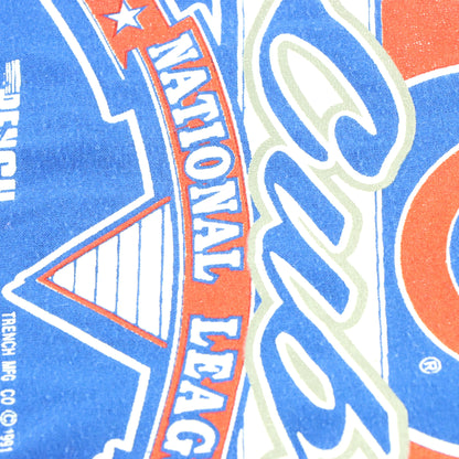 Vintage 1991 CHICAGO CUBS MLB Single Stitch Blue & Red Baseball T-Shirt (XS-S)