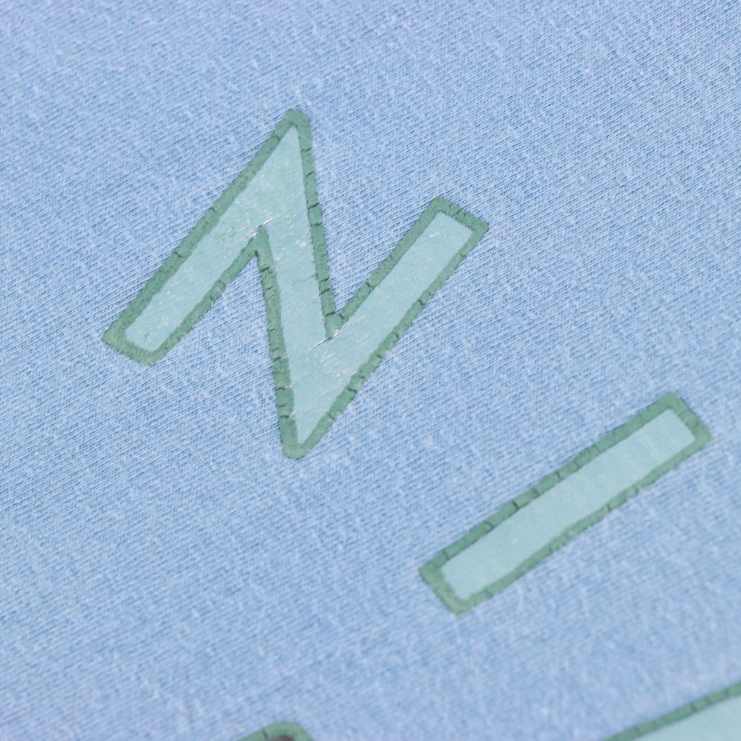 NIKE Blue Swoosh Spell Out Logo USA Made T-Shirt (Women's S-M) Vintage Sole Melbourne