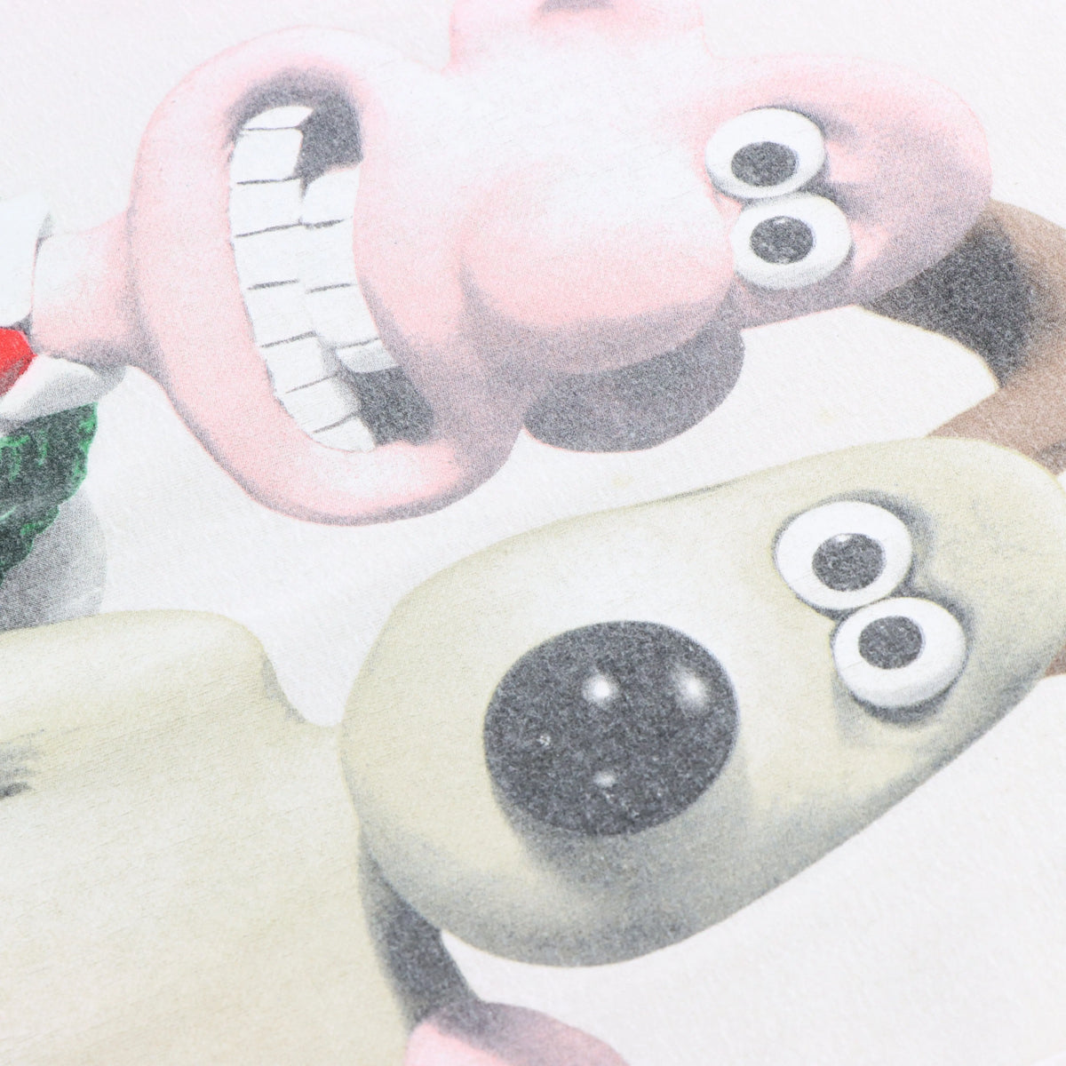 Vintage WALLACE & GROMIT 1989 Large Faces Cartoon Film Series T-Shirt (XL-XXL)
