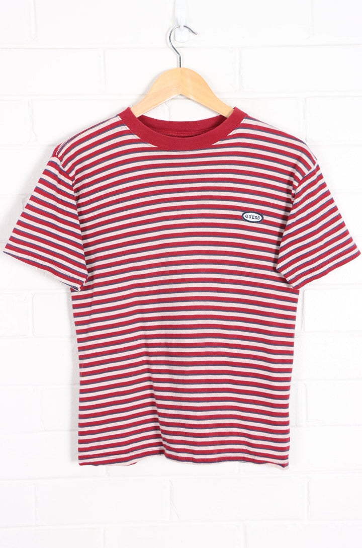 GUESS JEANS Striped Baby Tee USA Made (S-M)