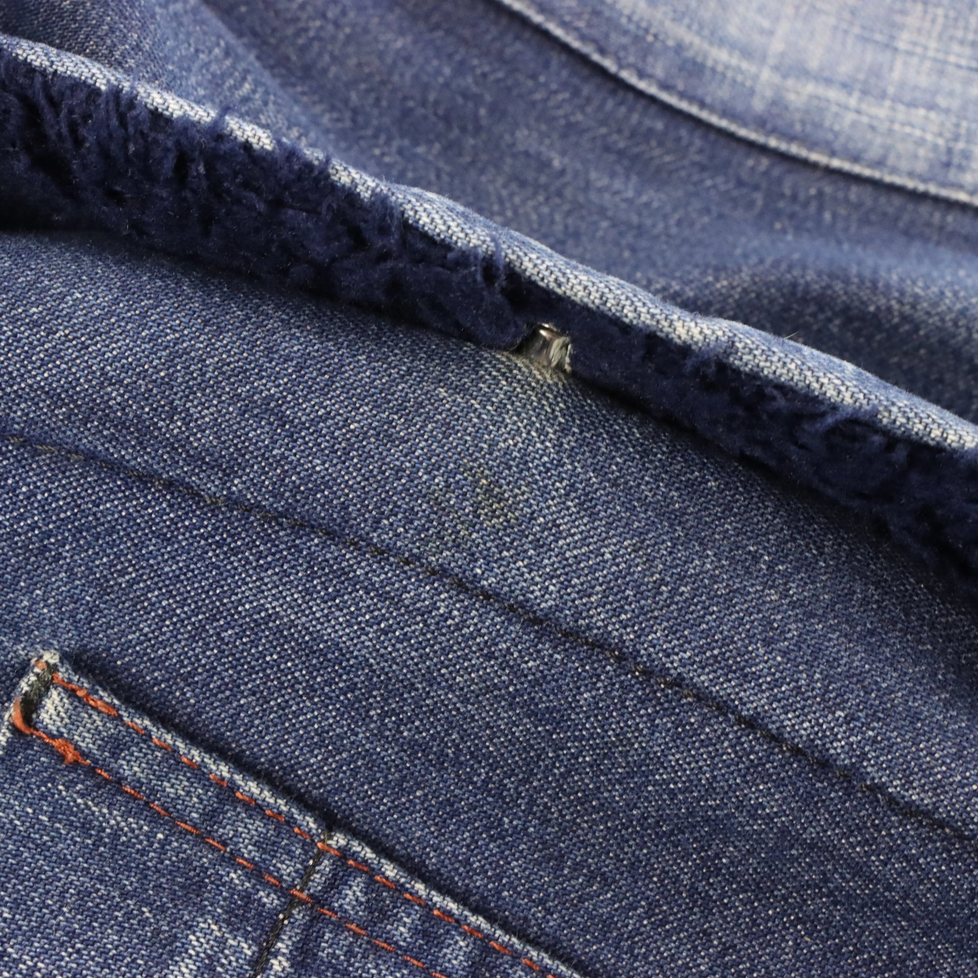 DIESEL Fleece Lined Distressed Patch Denim Jacket Moroccan Made (M) Vintage Sole Melbourne