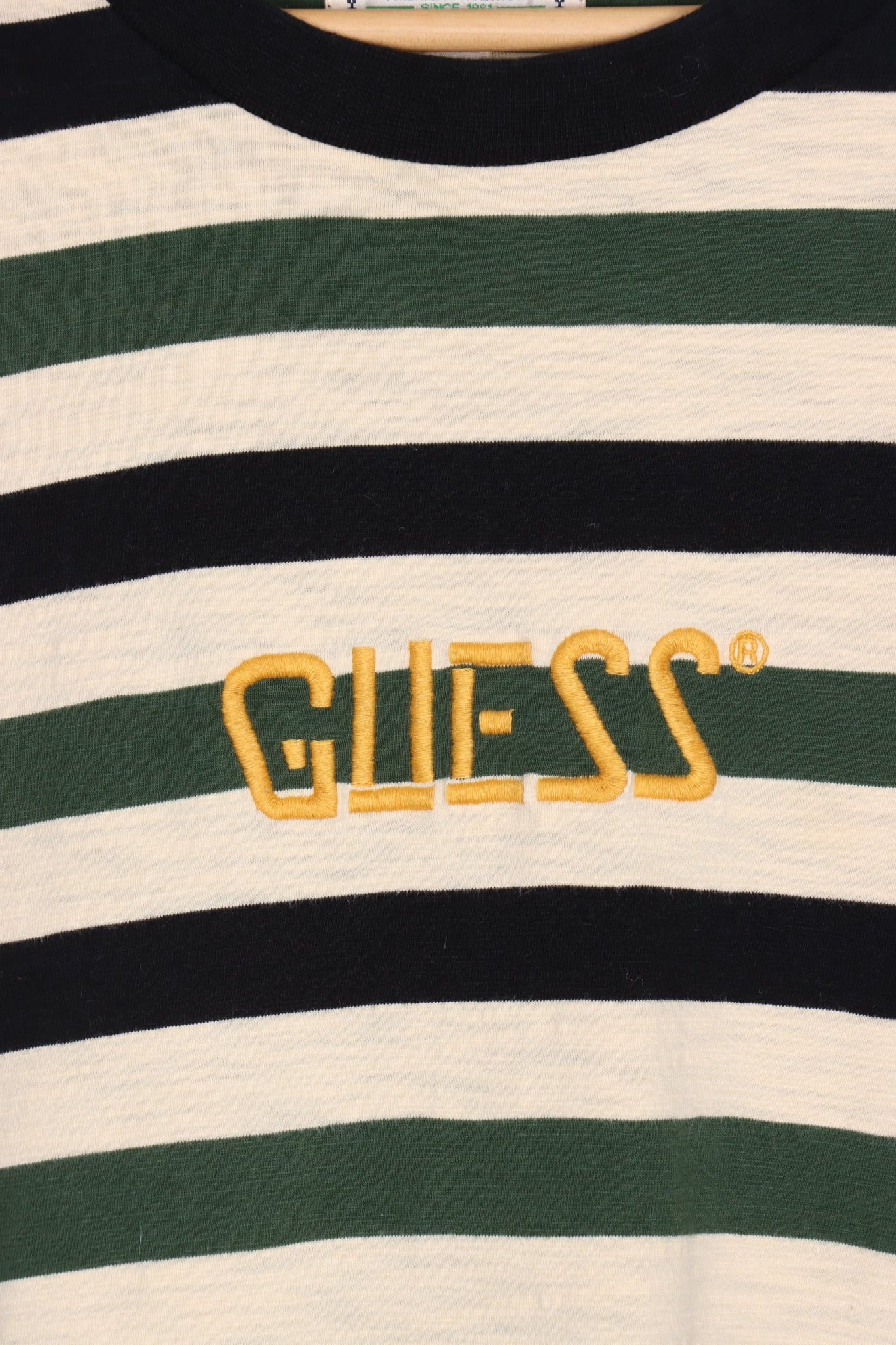 Guess long sleeve striped shirt deals