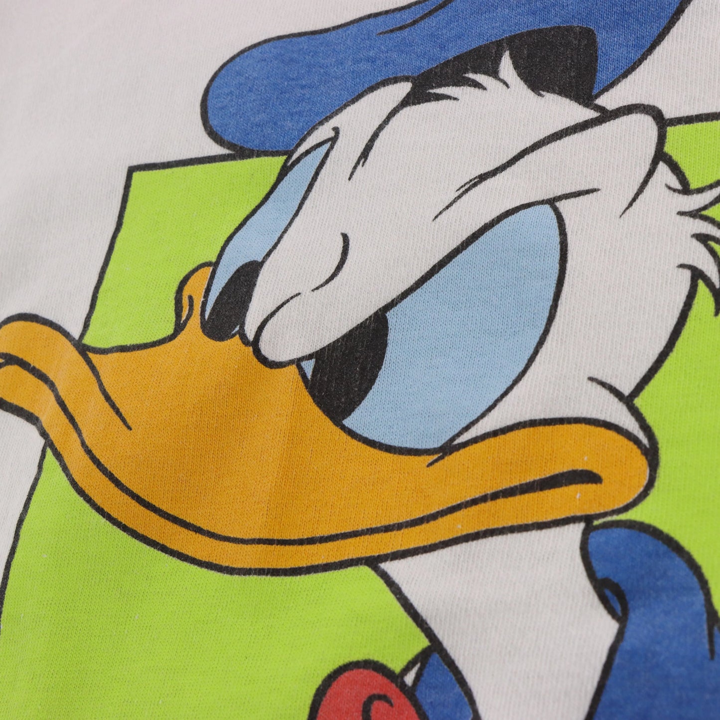 Donald Duck USA Made White Single Stitch Disney Tee (L-XL) ***COCO Vintage Sole Melbourne