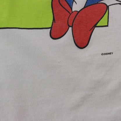 Donald Duck USA Made White Single Stitch Disney Tee (L-XL) ***COCO Vintage Sole Melbourne