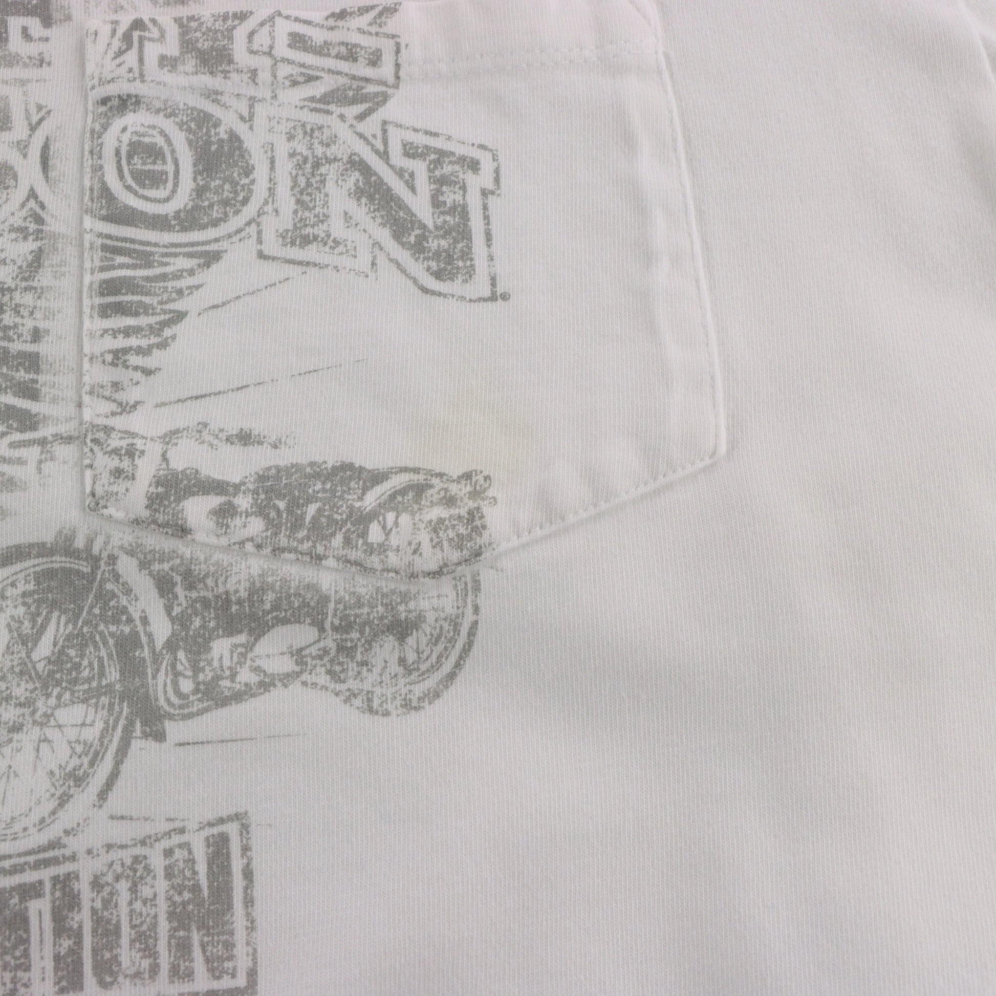 HARLEY DAVIDSON North Carolina "Timeless Tradition" White Long Sleeve Tee (XL) ***COCO Vintage Sole Melbourne