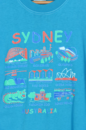 Sydney Iconic Landmarks Destination Tee AUS Made (XS)