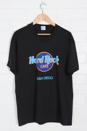 HARD ROCK CAFE San Diego USA Made Fluro Destination Tee (L)