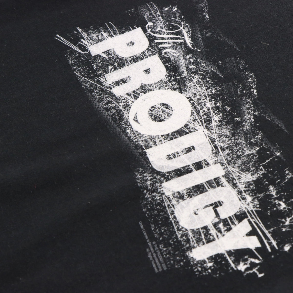 Vintage THE PRODIGY Y2K Thriller Action Movie Black & White T-Shirt (S-M)