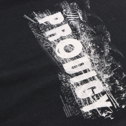 Vintage THE PRODIGY Y2K Thriller Action Movie Black & White T-Shirt (S-M)