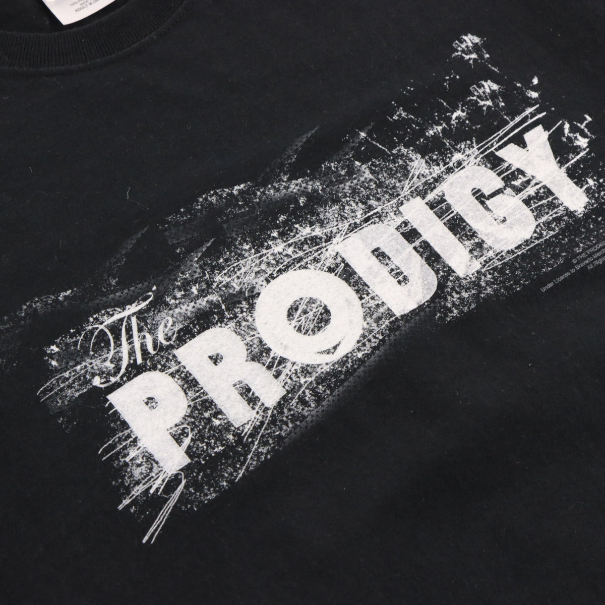 Vintage THE PRODIGY Y2K Thriller Action Movie Black & White T-Shirt (S-M)