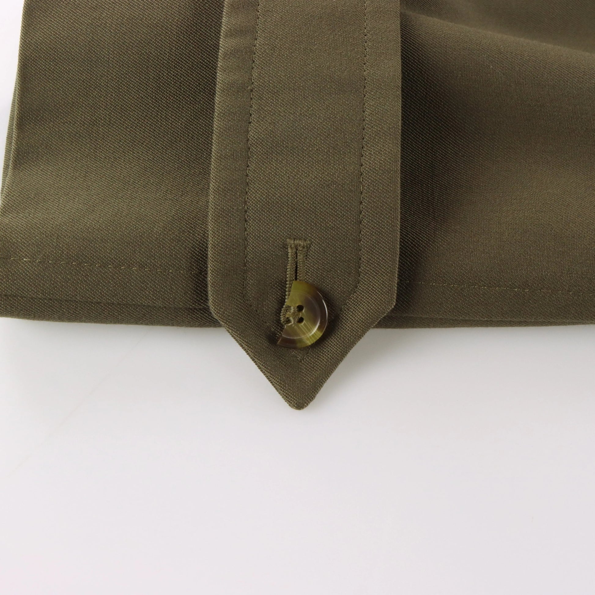 Vintage BURBERRY'S x BLOOMINGDALE'S Wool Lined Olive Green Trench Coat (Men's 40) Vintage Sole Melbourne