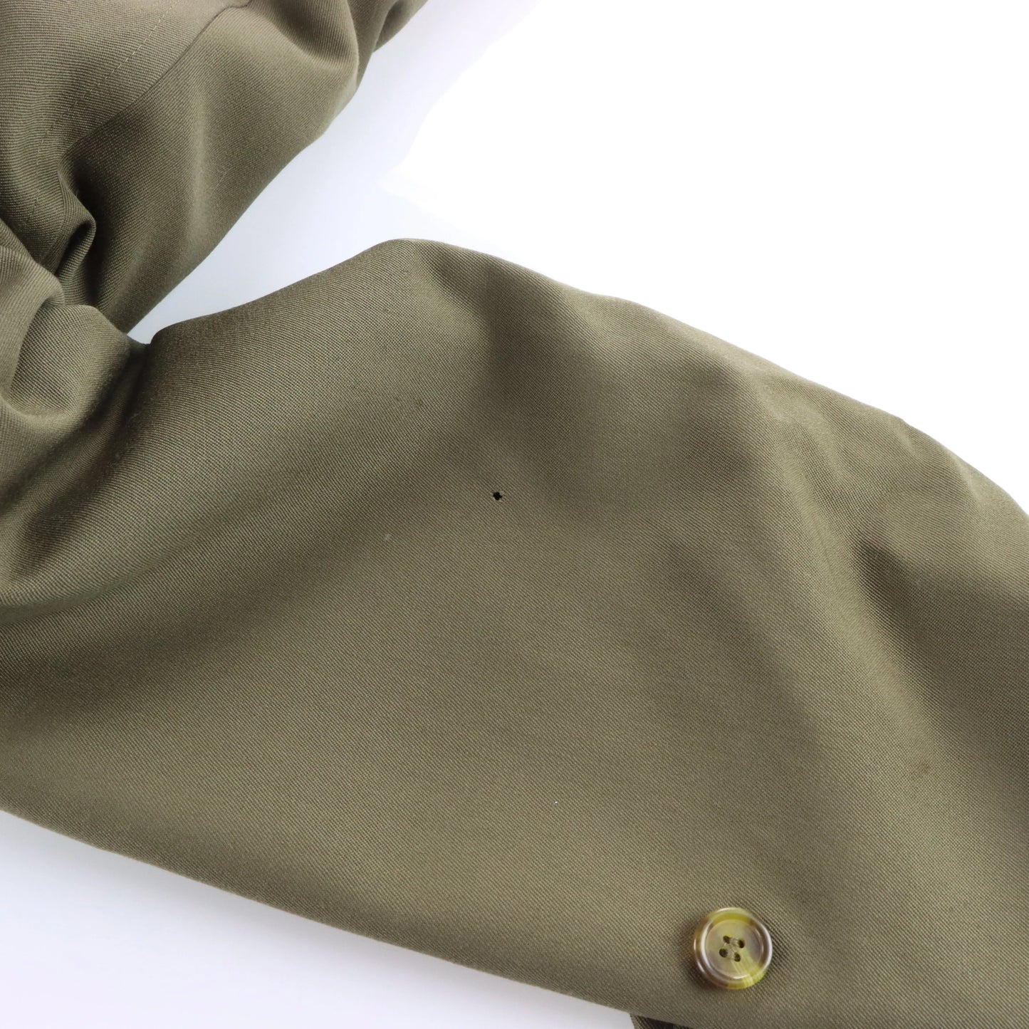 Vintage BURBERRY'S x BLOOMINGDALE'S Wool Lined Olive Green Trench Coat (Men's 40) Vintage Sole Melbourne