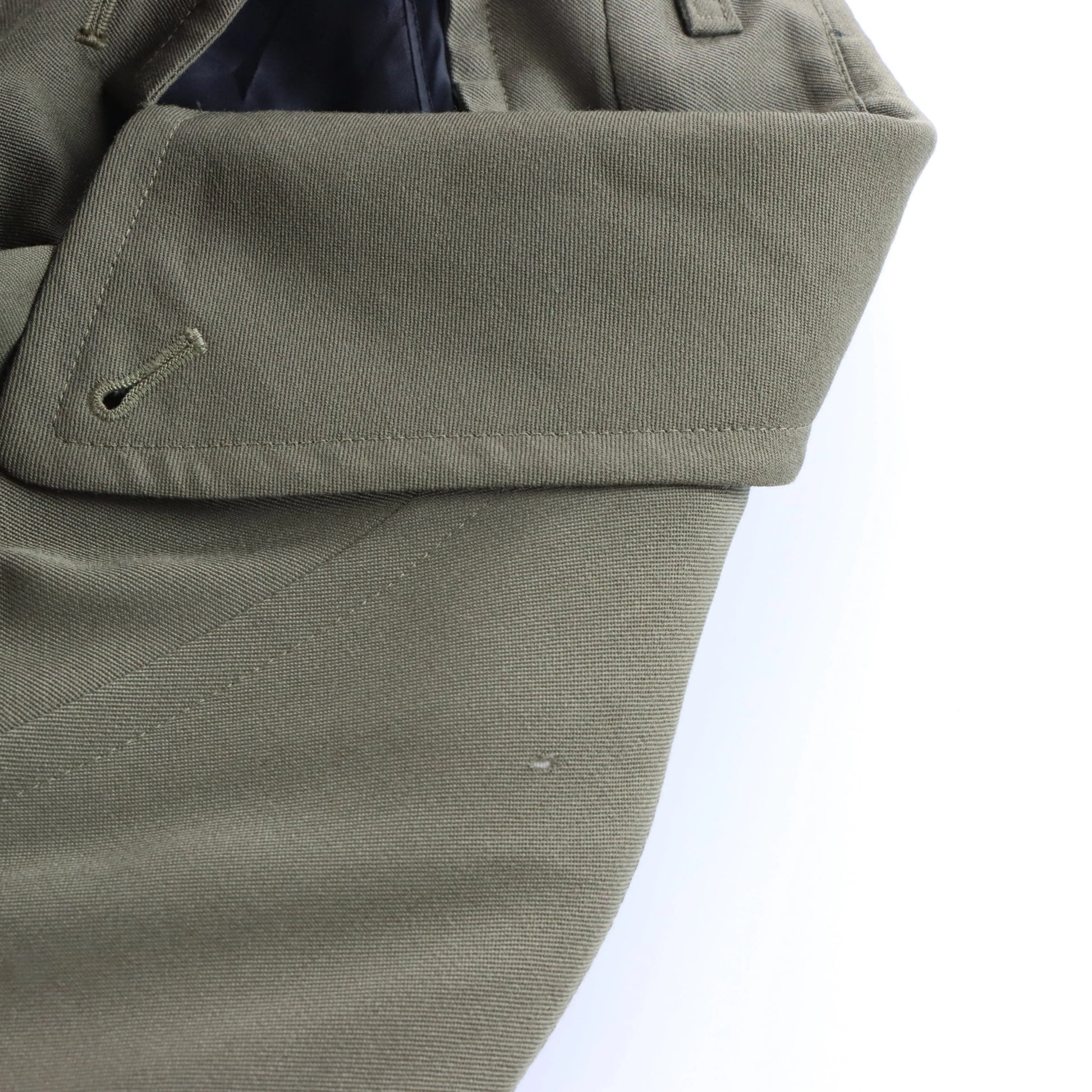 Vintage BURBERRY'S x BLOOMINGDALE'S Wool Lined Olive Green Trench Coat (Men's 40) Vintage Sole Melbourne