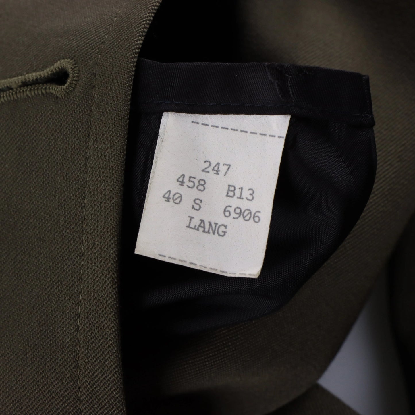 Vintage BURBERRY'S x BLOOMINGDALE'S Wool Lined Olive Green Trench Coat (Men's 40) Vintage Sole Melbourne