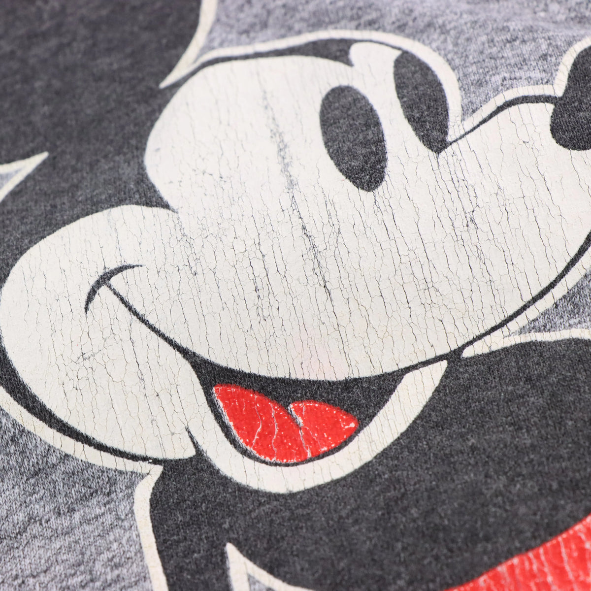 DISNEY Vintage Mickey Mouse Cartoon Heather Grey T-Shirt (L TALL)