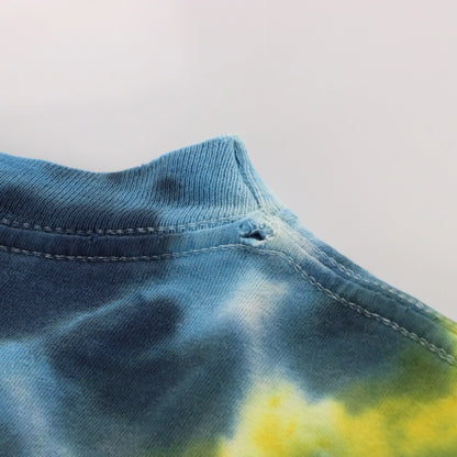 1999 Vintage MARVEL Wolverine X-Men Blue & Yellow Tie-Dye Tee (XS-S) Vintage Sole Melbourne