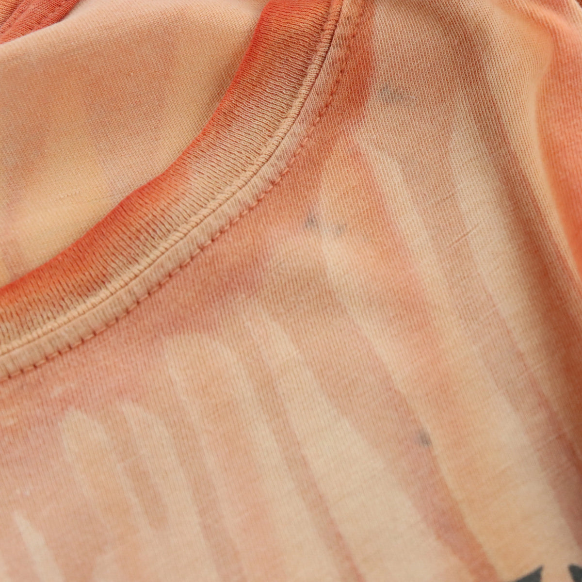 Vintage HARLEY DAVIDSON "Follow No One" Superstition Arizona Orange & Grey Drip Effect Tee (L)