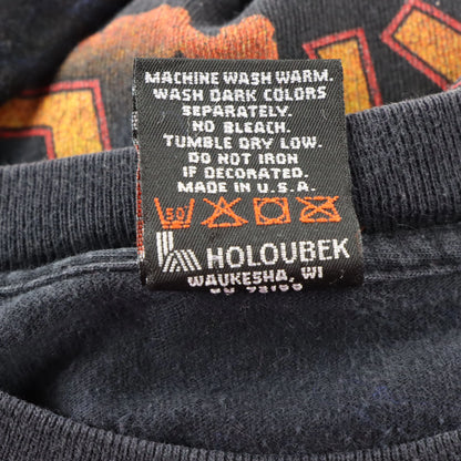 Vintage 1997 HARLEY DAVIDSON 95th Anniversary El Paso Texas Faded Black USA Made T-Shirt (XL)