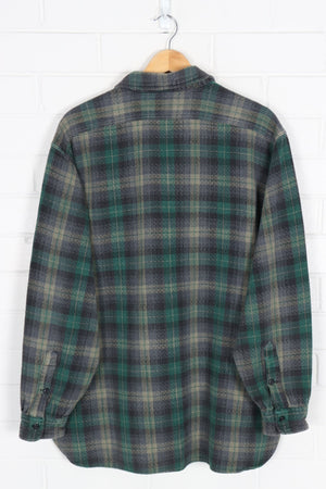 RRL RALPH LAUREN Green Tone Heavy Button Up Shirt (XXL)