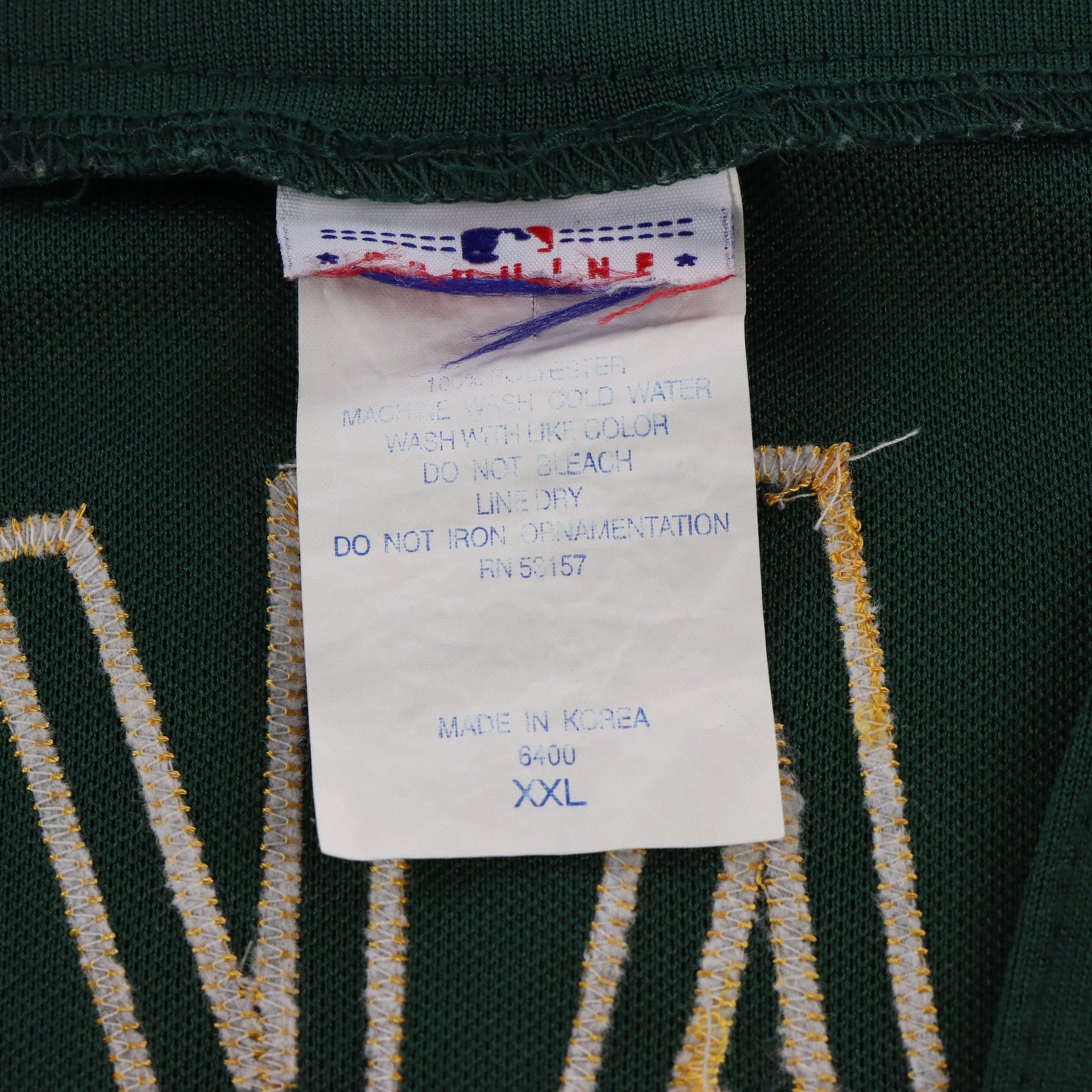 Oakland Athletics Eric Chavez #3 MAJESTIC Korean Made MLB Jersey (XXL) ***COCO - Vintage Sole Melbourne