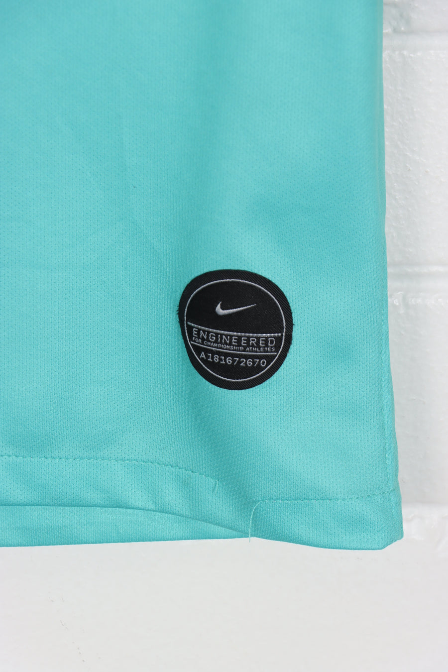 NIKE Embroidered Swoosh Club America Mint Dri-Fit Jersey (L)