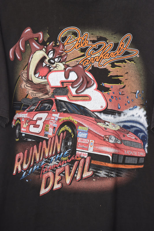2000 NASCAR x LOONEY TUNES Taz Dale Earnhardt #3 Racing Tee (L-XL)