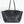 GUCCI 'Swing' Pebbled Black Leather Tote Bag Italy Made