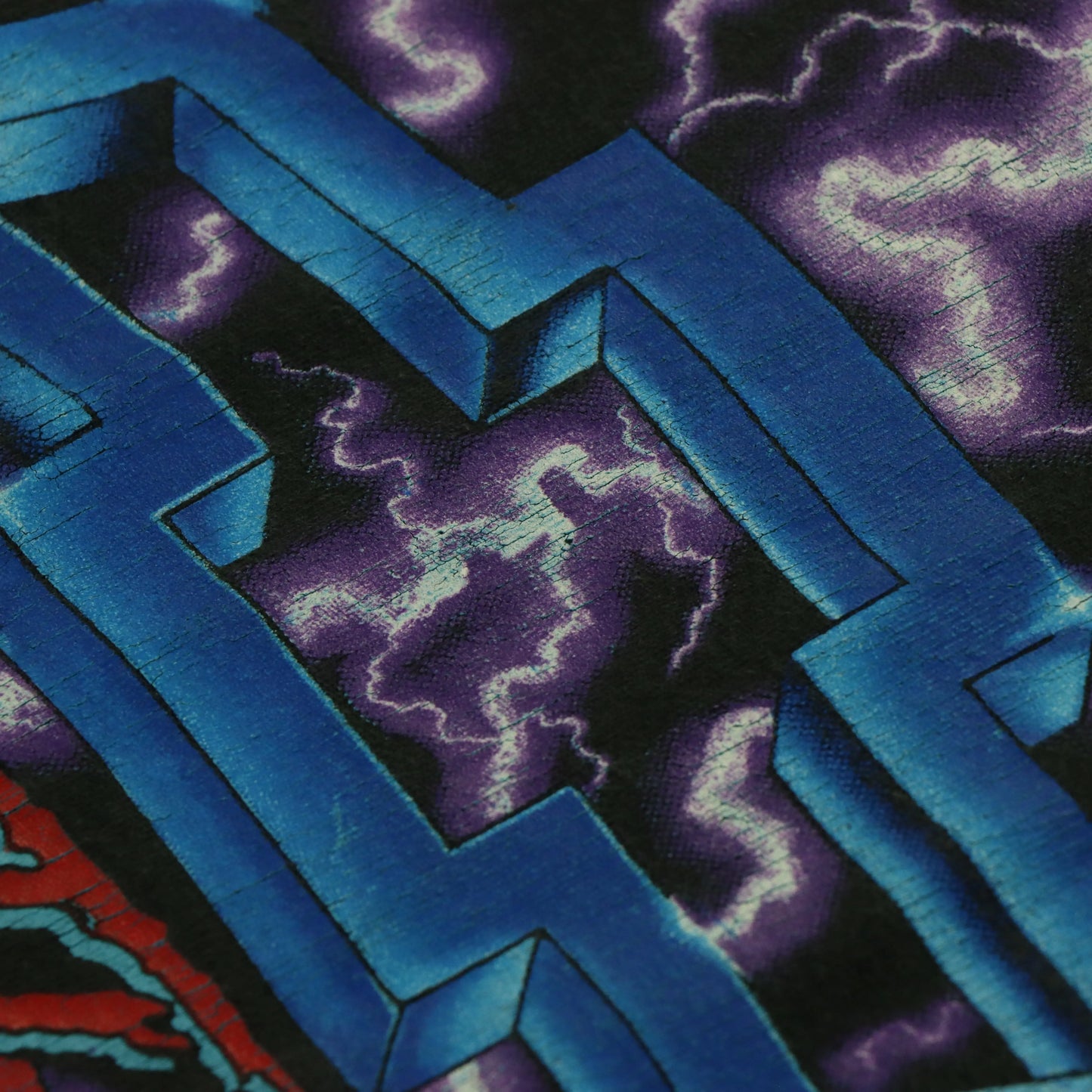 Vintage Chevrolet 90s "Chevy Thunder" Lightening USA Made T-Shirt (L) - Vintage Sole Melbourne