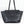 GUCCI 'Swing' Pebbled Black Leather Tote Bag Italy Made