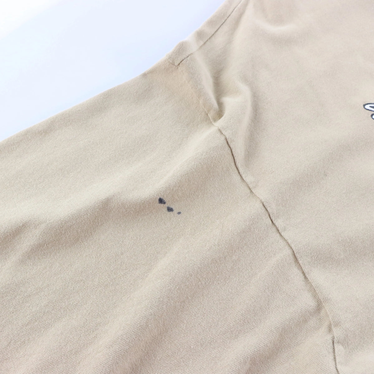 Vintage HARLEY DAVIDSON Latrobe Pennsylvania Beige 1/4 Button Long Sleeve T-Shirt USA Made (XXL)