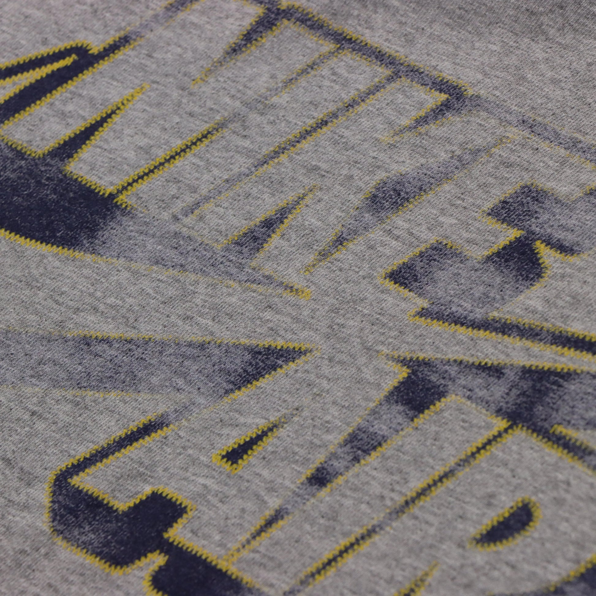 NIKE AIR Distressed Swoosh Logo Grey Tee (M) - Vintage Sole Melbourne