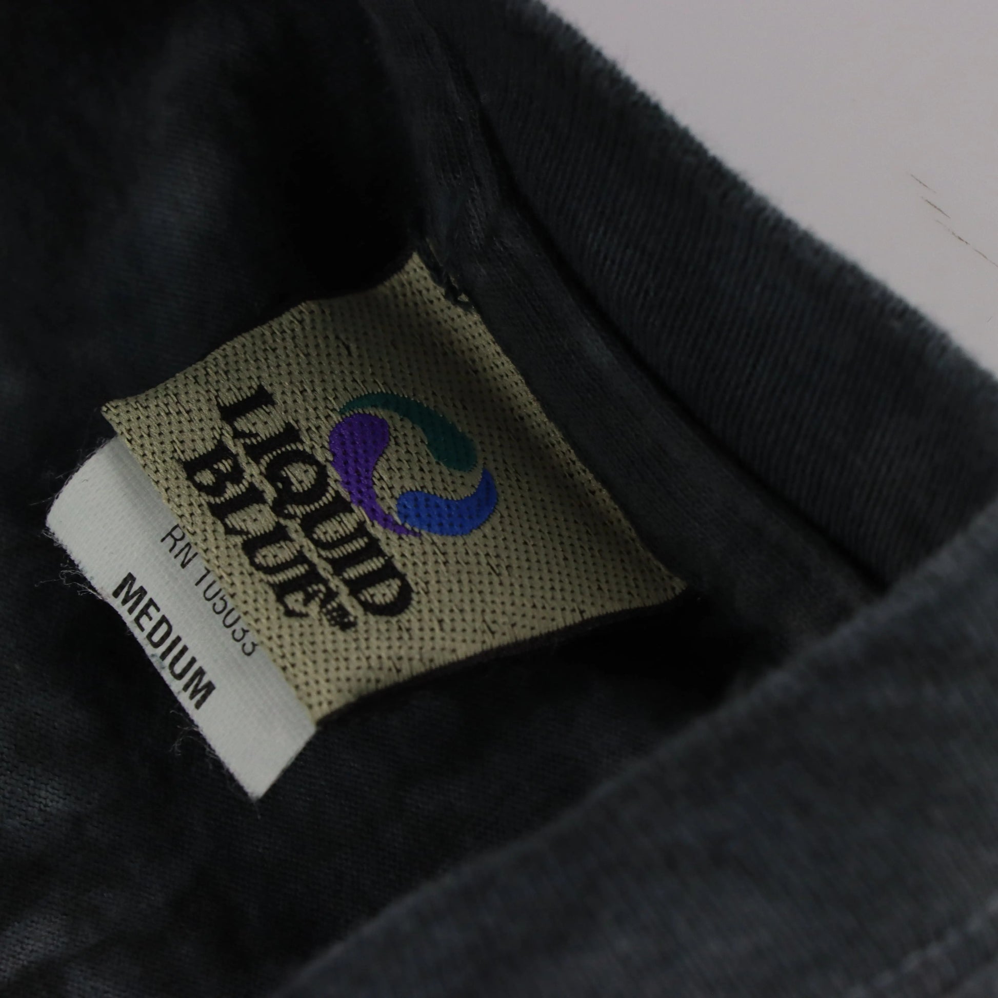 LIQUID BLUE Led Zepplin Tie Dye USA Made Band Tee (M) *Aubany - Vintage Sole Melbourne