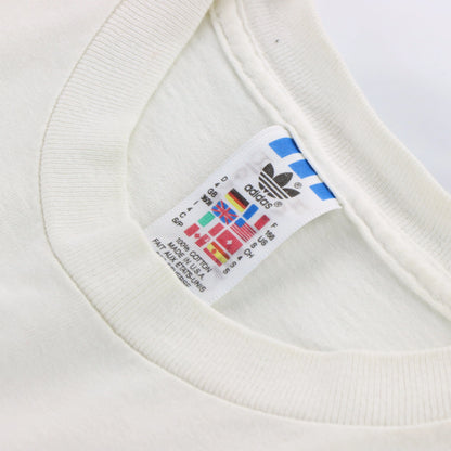 Vintage 1991 ADIDAS Soccer World Cup USA Made 94' White T-Shirt (M)