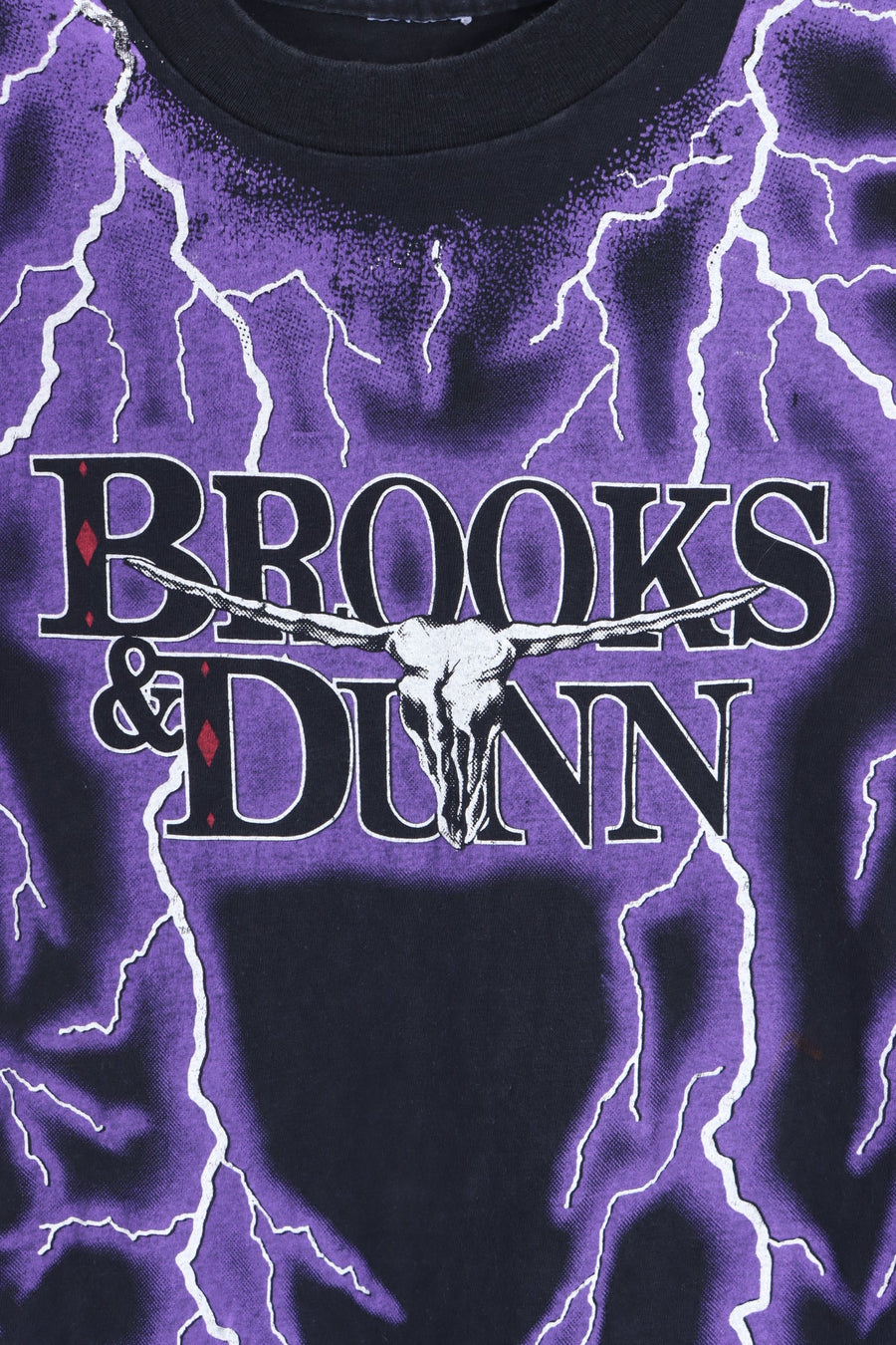Brooks & Dunn 90s Electric Rodeo All Over Lightning T-Shirt (M)