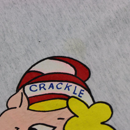 Vintage KELLOGGS 1992 Funwalk 'Snap, Crackle, Pop' 50/50 USA Made T-Shirt (XL)