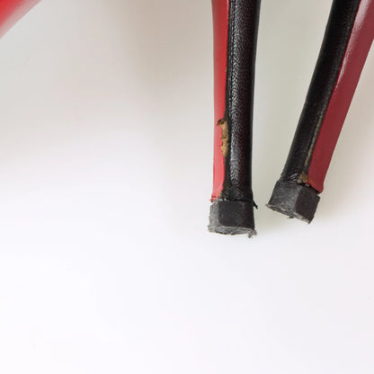 Vintage CHRISTIAN LOUBOUTIN Black Leather Italian Made Heels (38.5)