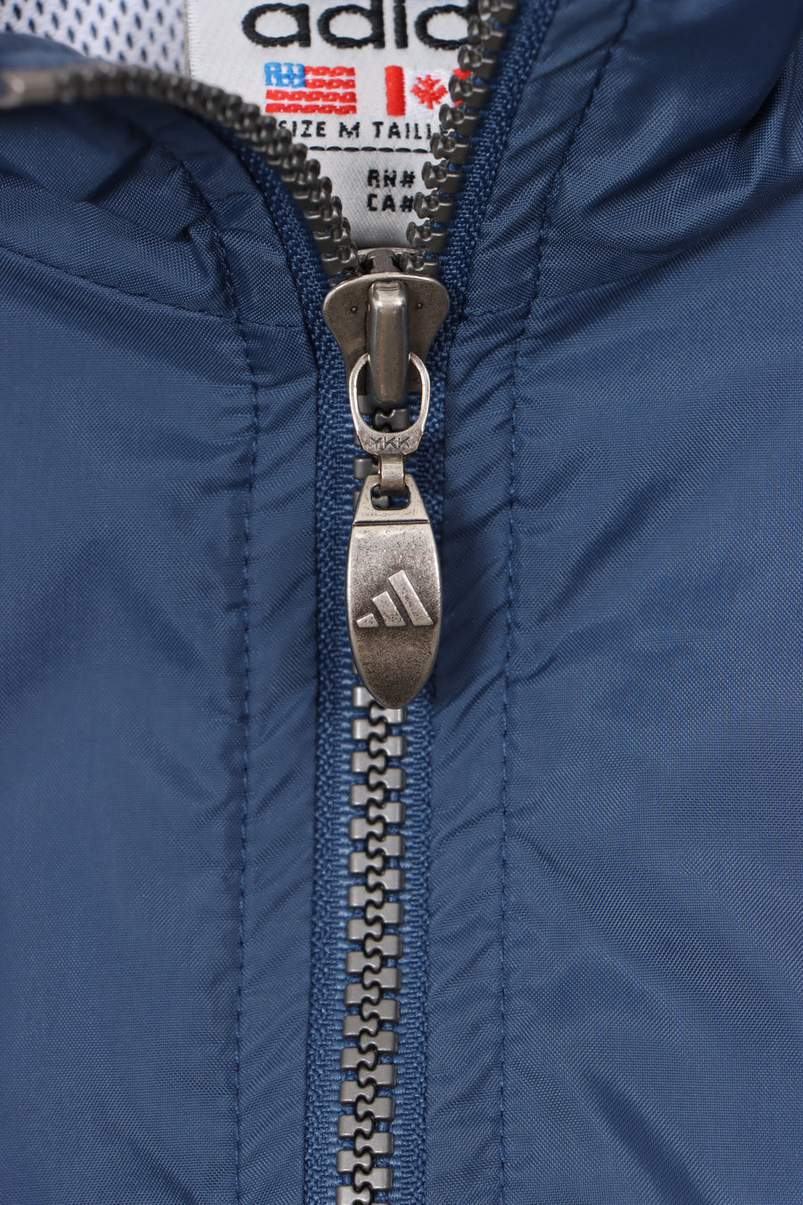 ADIDAS Blue & Yellow 1/2 Zip Windbreaker Pullover (M-L)
