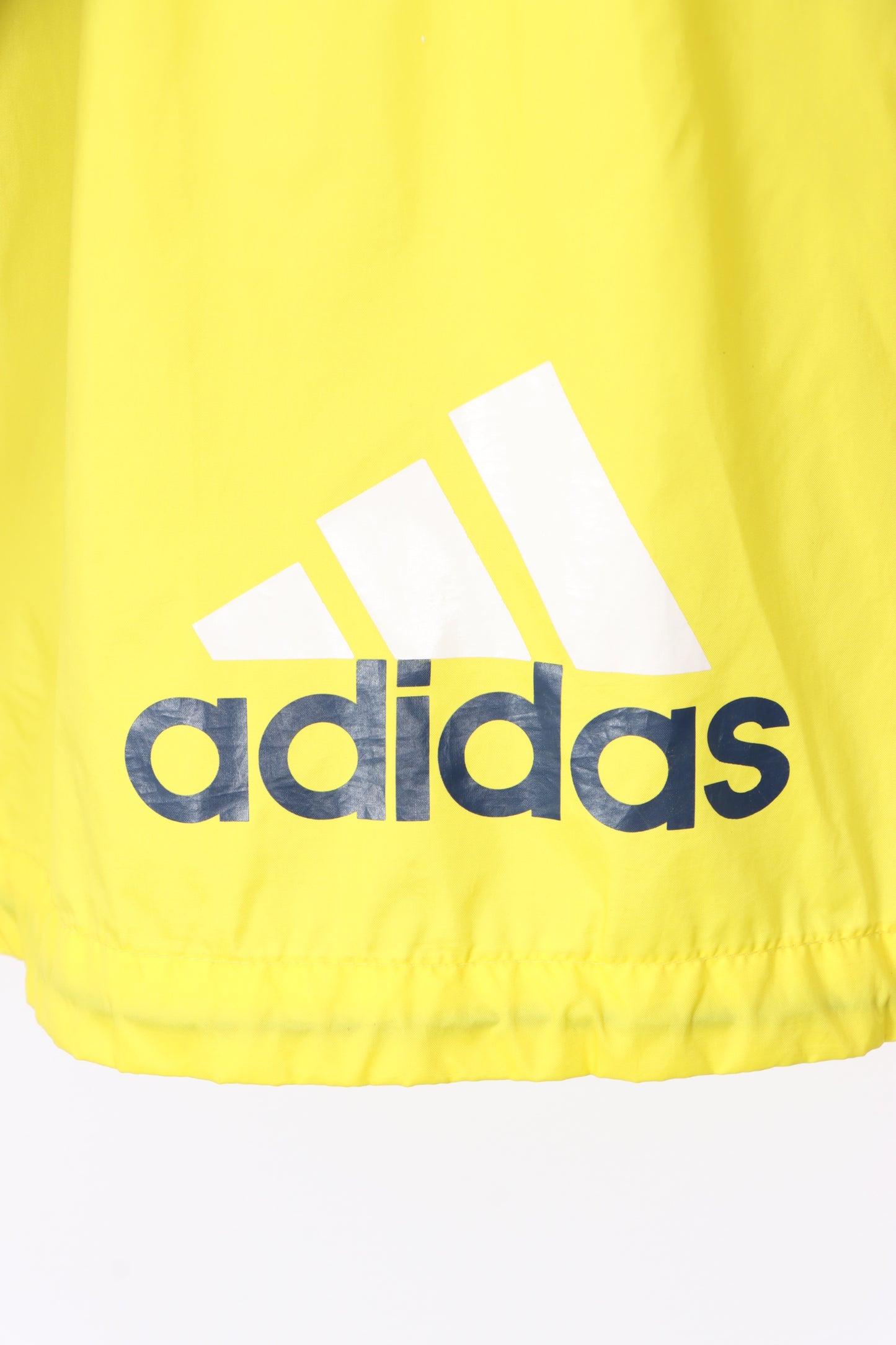 ADIDAS Blue & Yellow 1/2 Zip Windbreaker Pullover (M-L)