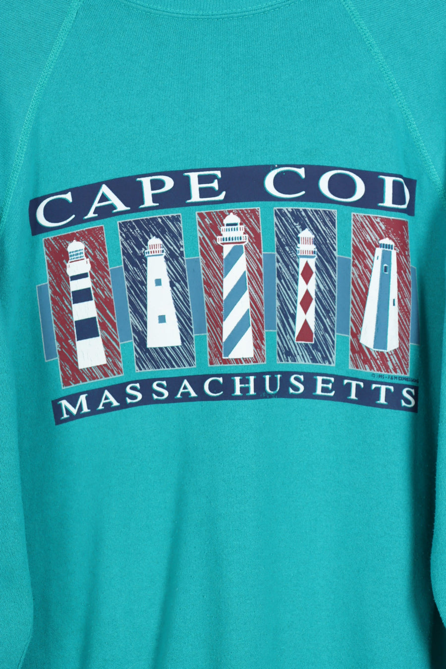 Cape Cod 1995 Lighthouse Sweatshirt USA Made (L)