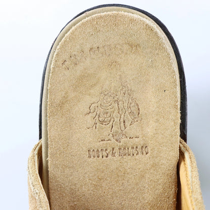 Vintage BOOTS & BELTS CO. Tan Studded Suede 'Old Gringo' Western Mules (8)