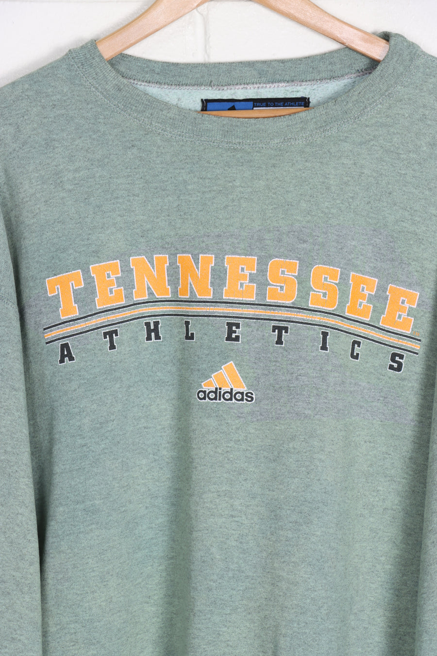 ADIDAS Tennessee Athletics Orange & Green Sweatshirt (XXL)