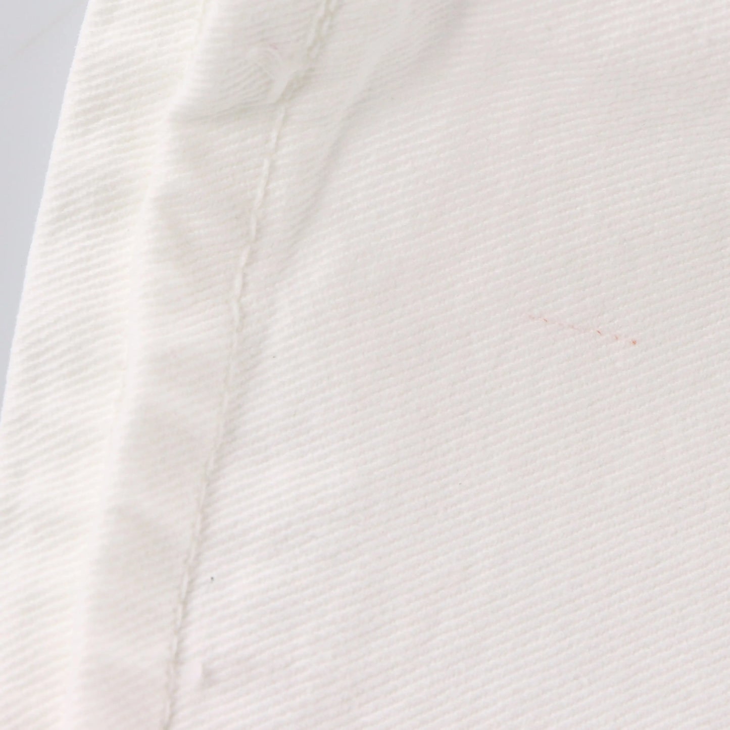 LEVI'S 'Regular Fit' USA Made High Waist White Denim Shorts (12) Vintage Sole Melbourne