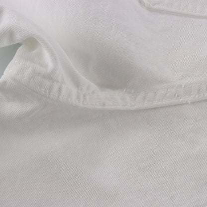 LEVI'S 'Regular Fit' USA Made High Waist White Denim Shorts (12) Vintage Sole Melbourne