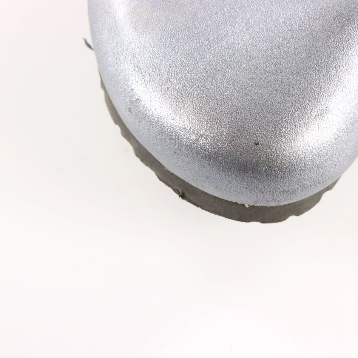 BIRKENSTOCK Silver Buckle Strap Leather Clog Sandals (40)